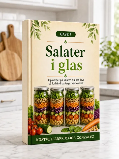 Omslaget til Salater i glas