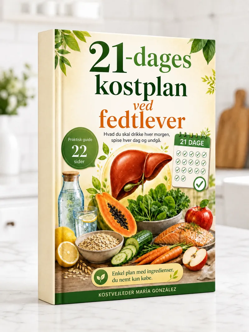 21-dages kostplan ved fedtlever af kostvejleder María González